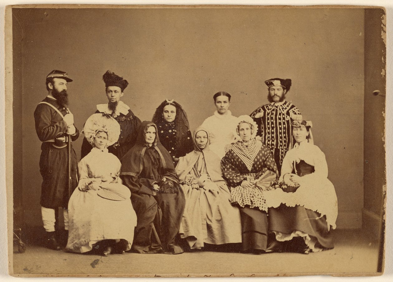 Maskerade 18 februari 1868 - Friendship Hall Phila. door William H. Rhoades