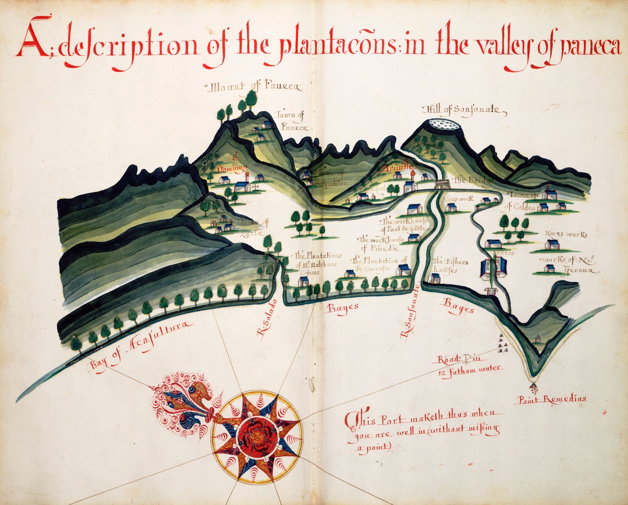 Een beschrijving van de plantages in de vallei van Paneca door William Hack