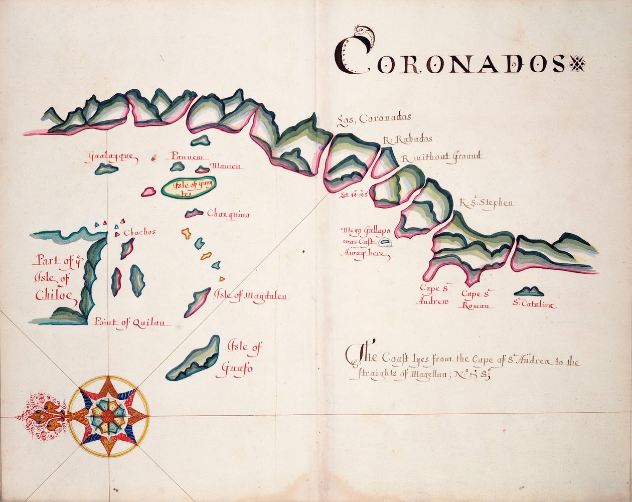 Coronadoes, Zuid-Amerikaanse Pacifische kust door William Hack