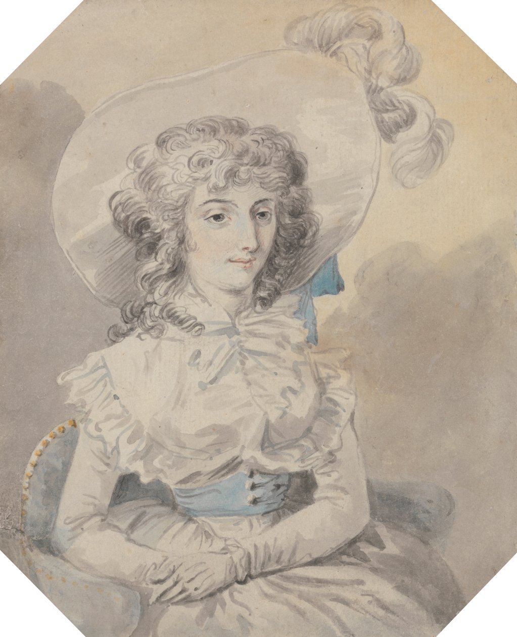 Miss Charlotte Sandby door William Hamilton
