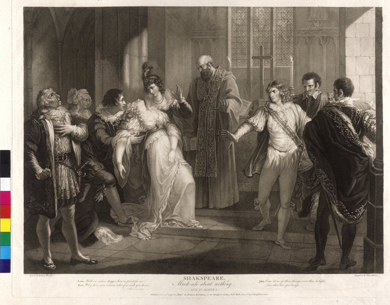 Productieontwerp William Shakespeare: Veel Gedoe om Niets door William Hamilton