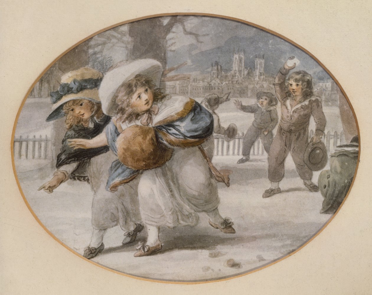 Sneeuwballen door William Hamilton