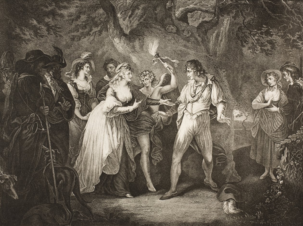 Het bos, Act V, Scene IV, uit 