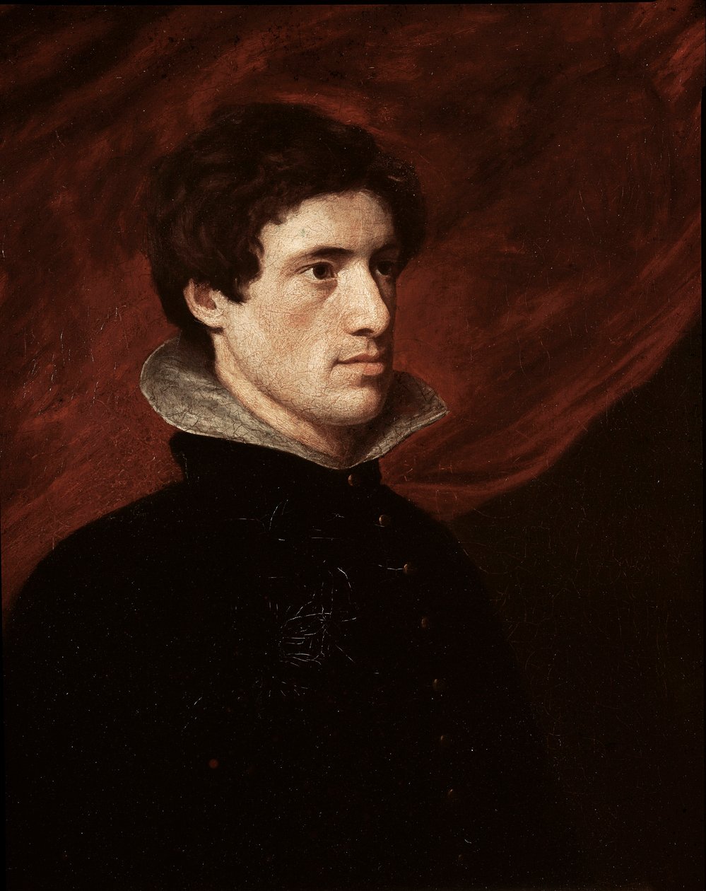 Portret van de Engelse schrijver Charles Lamb door William Hazlitt