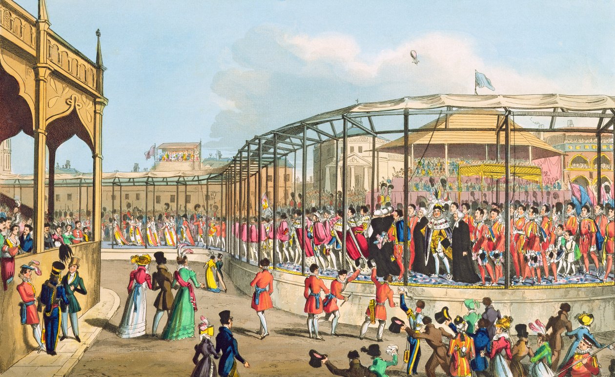 Kroningsprocessie van George IV, 1821 door William Heath