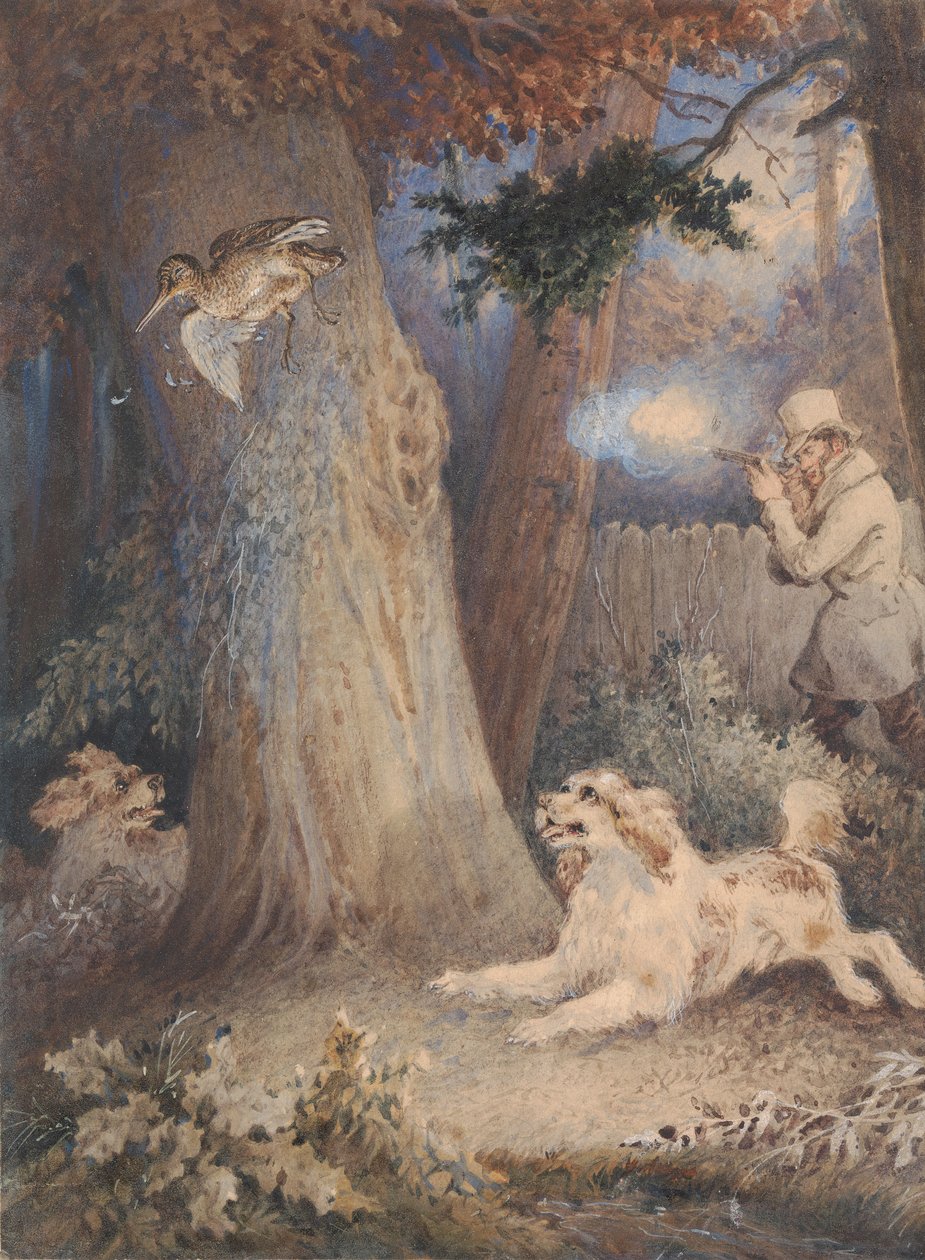 Houtsnippenjacht door William Heath
