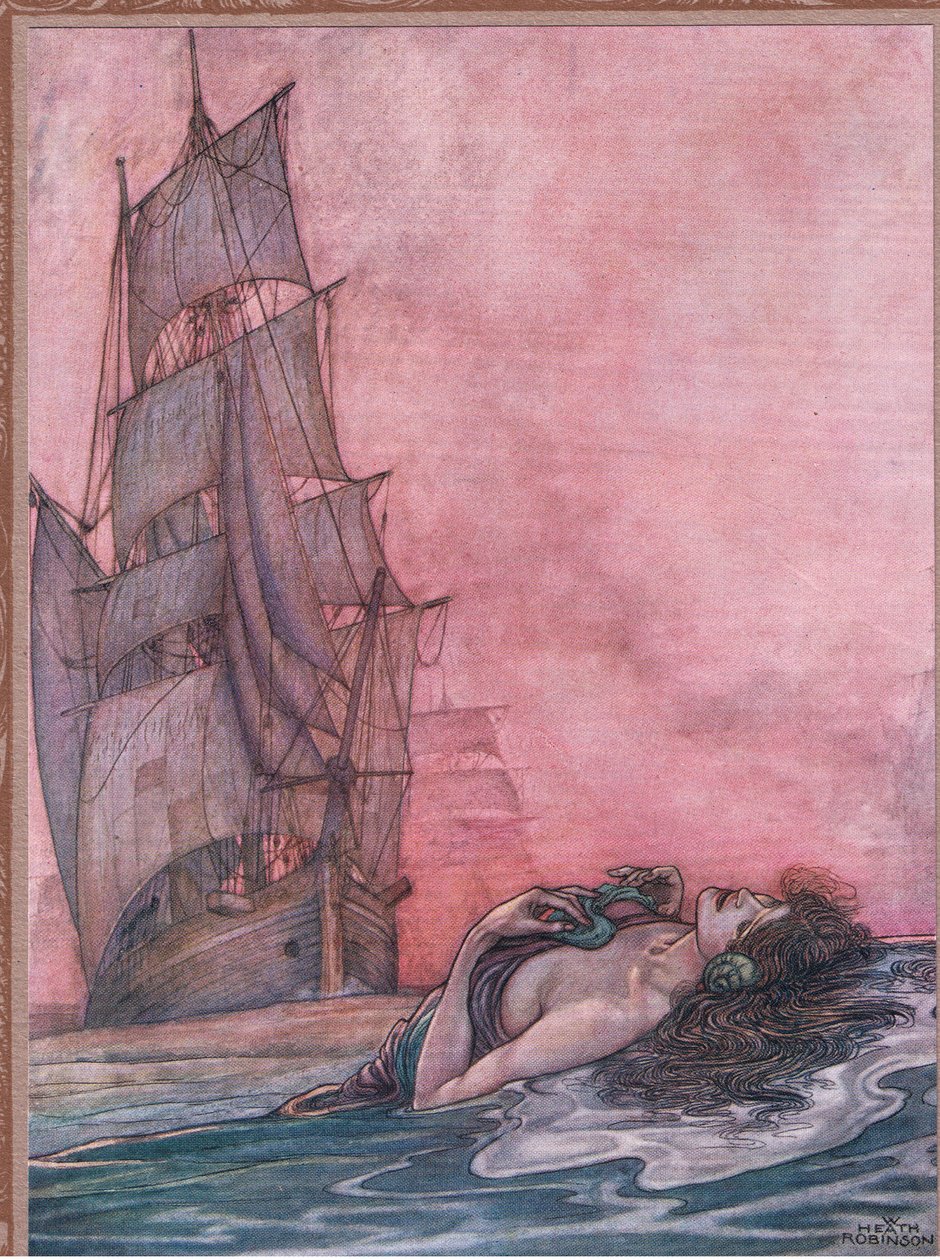 Ze roept ons, nog steeds ongevoed door William Heath Robinson