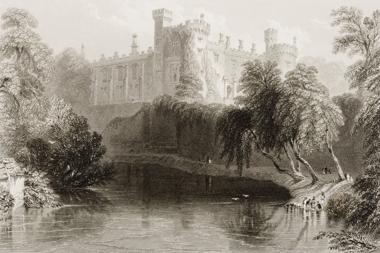 Kilkenny Kasteel, County Kilkenny, Ierland, uit 