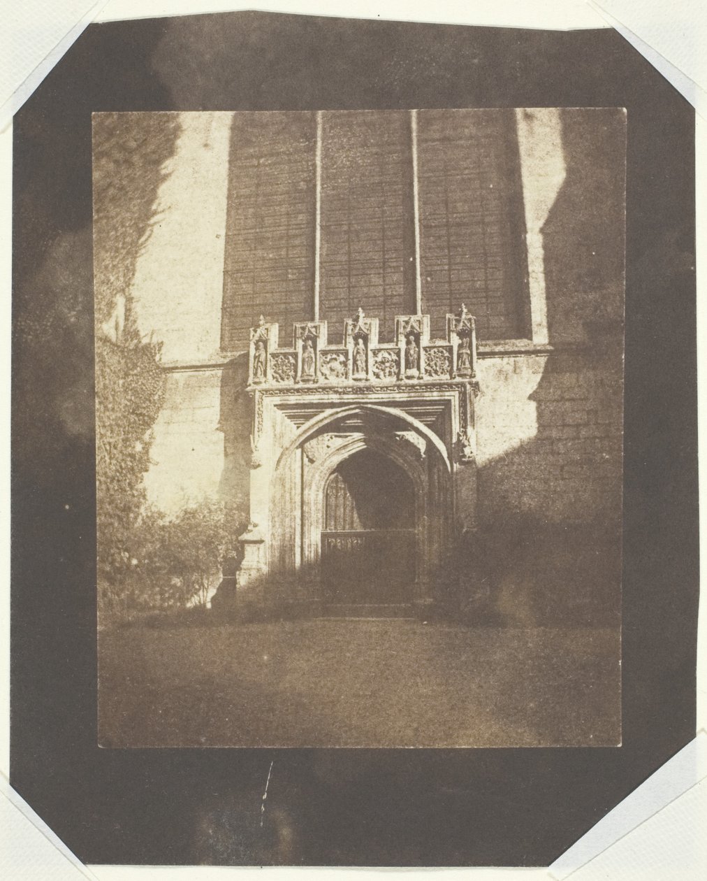 Ancient Door, Magdalen College, Oxford door William Henry Fox Talbot