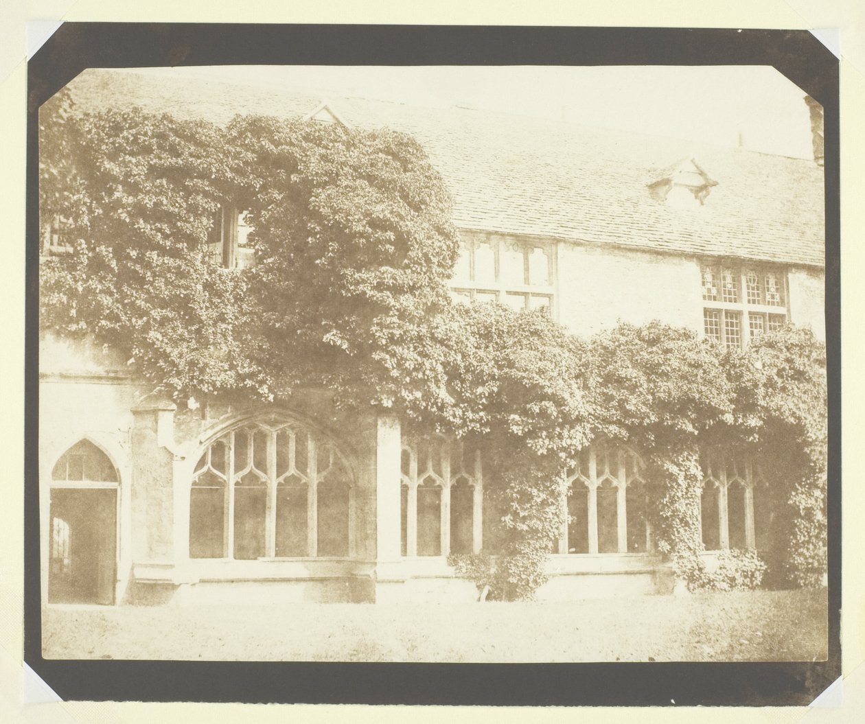 Kloostergangen van de abdij van Lacock door William Henry Fox Talbot