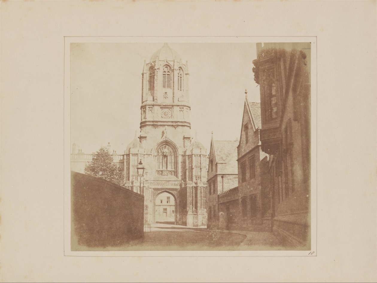 Poort van Christchurch door William Henry Fox Talbot