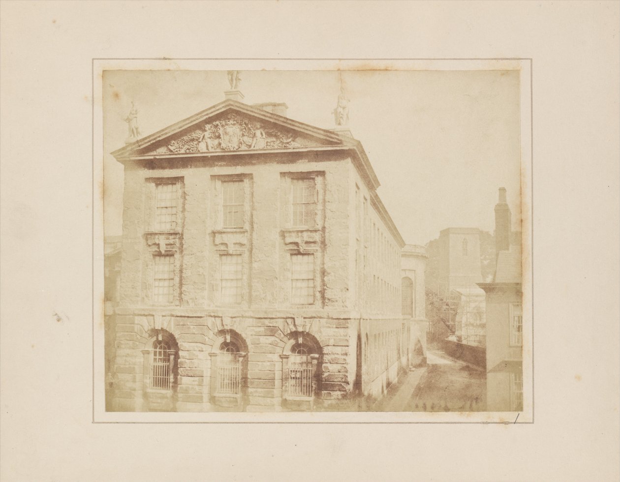 Deel van Queens College, Oxford door William Henry Fox Talbot