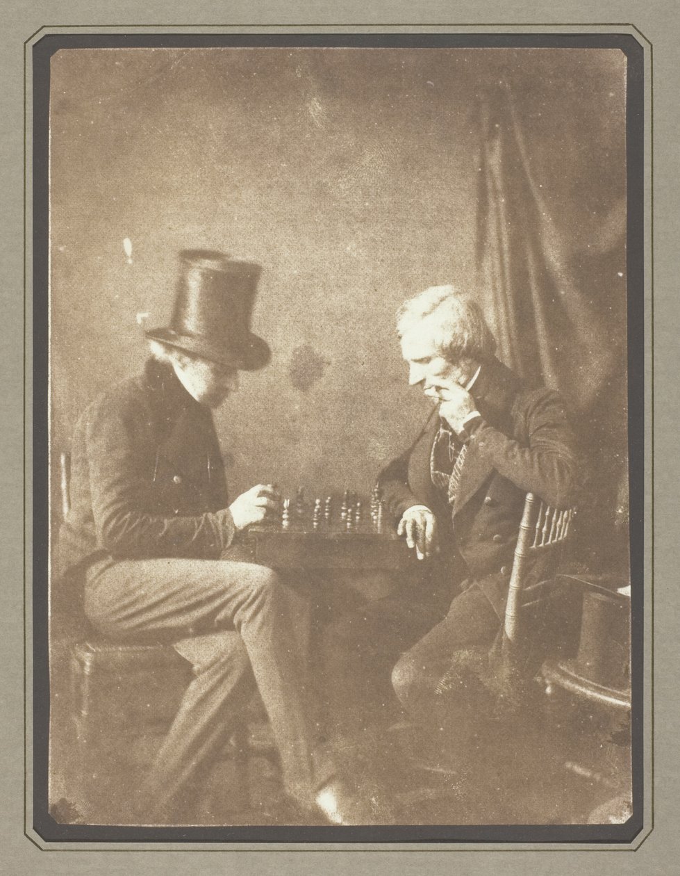De schakers door William Henry Fox Talbot