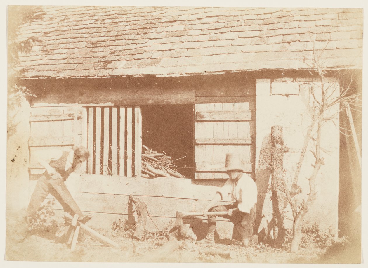 De houthakkers door William Henry Fox Talbot