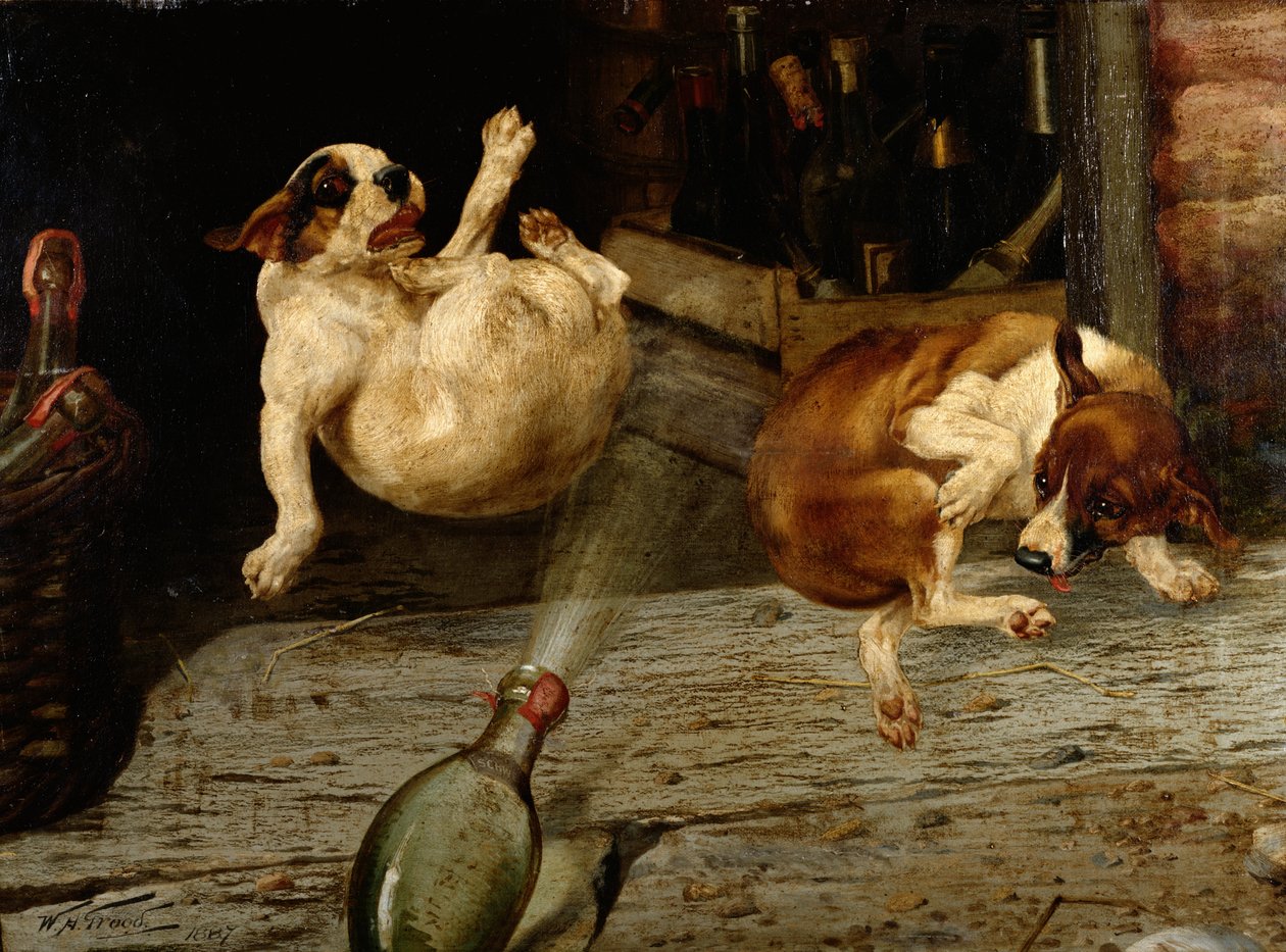 Een Verrassend Resultaat, 1887 (een van een paar) door William Henry Hamilton Trood