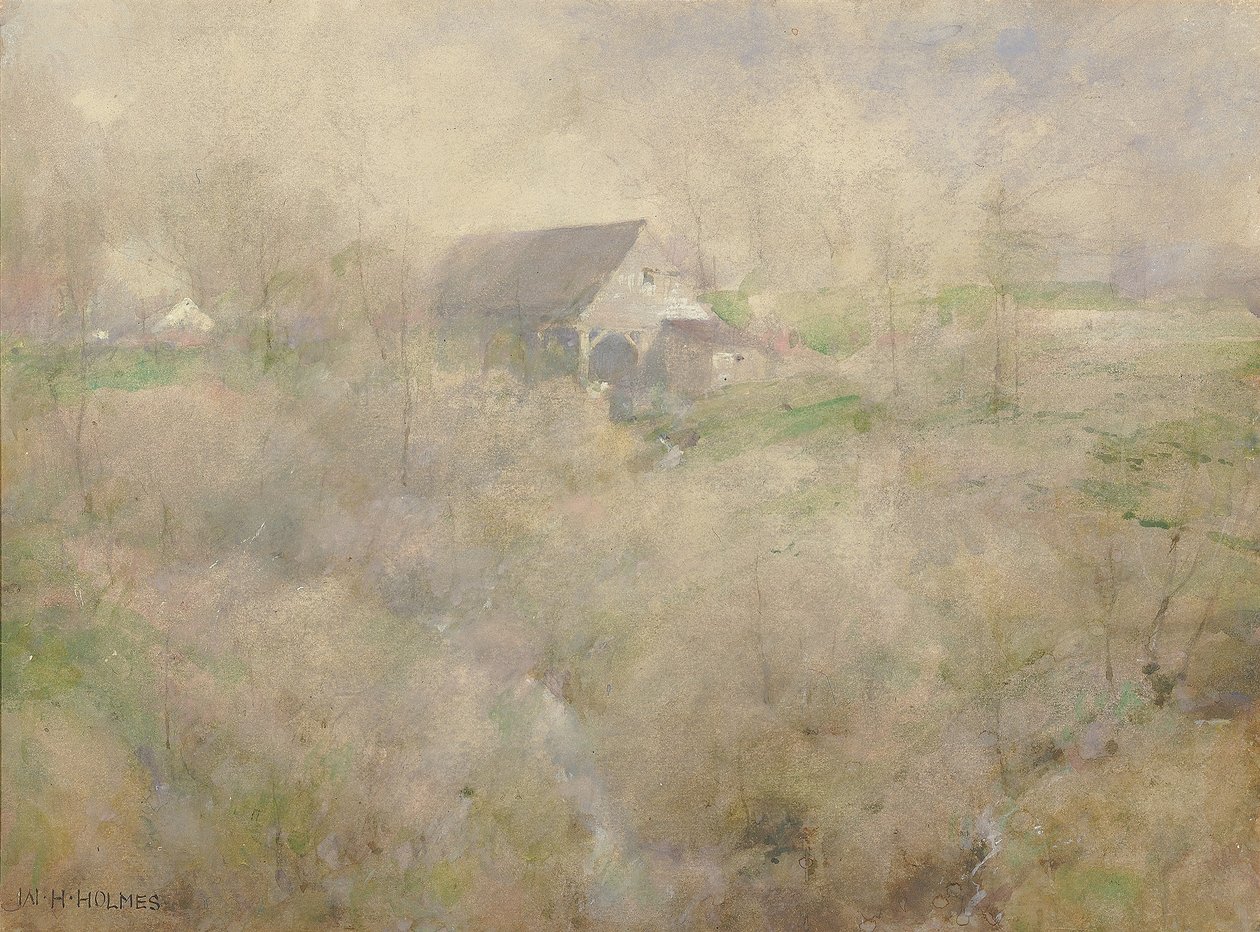 Mijn oude molen, Holmescroft, bij Rockville door William Henry Holmes