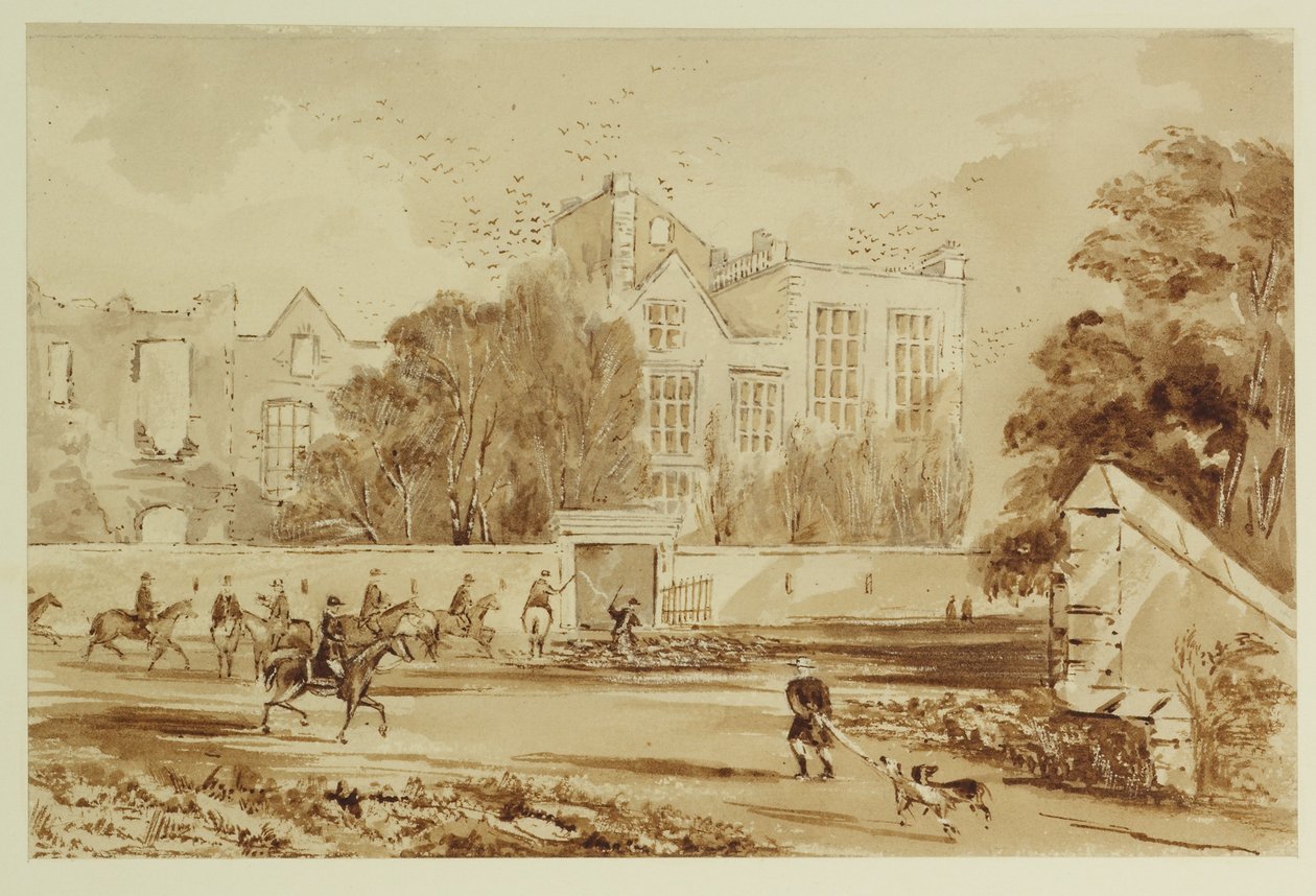 Hardwick Old Hall door William Henry Hunt