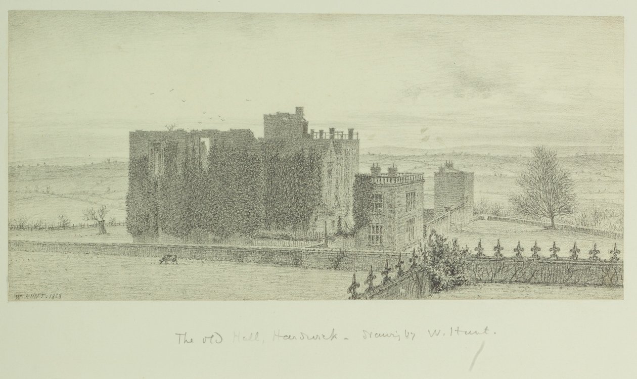 Hardwick Old Hall door William Henry Hunt