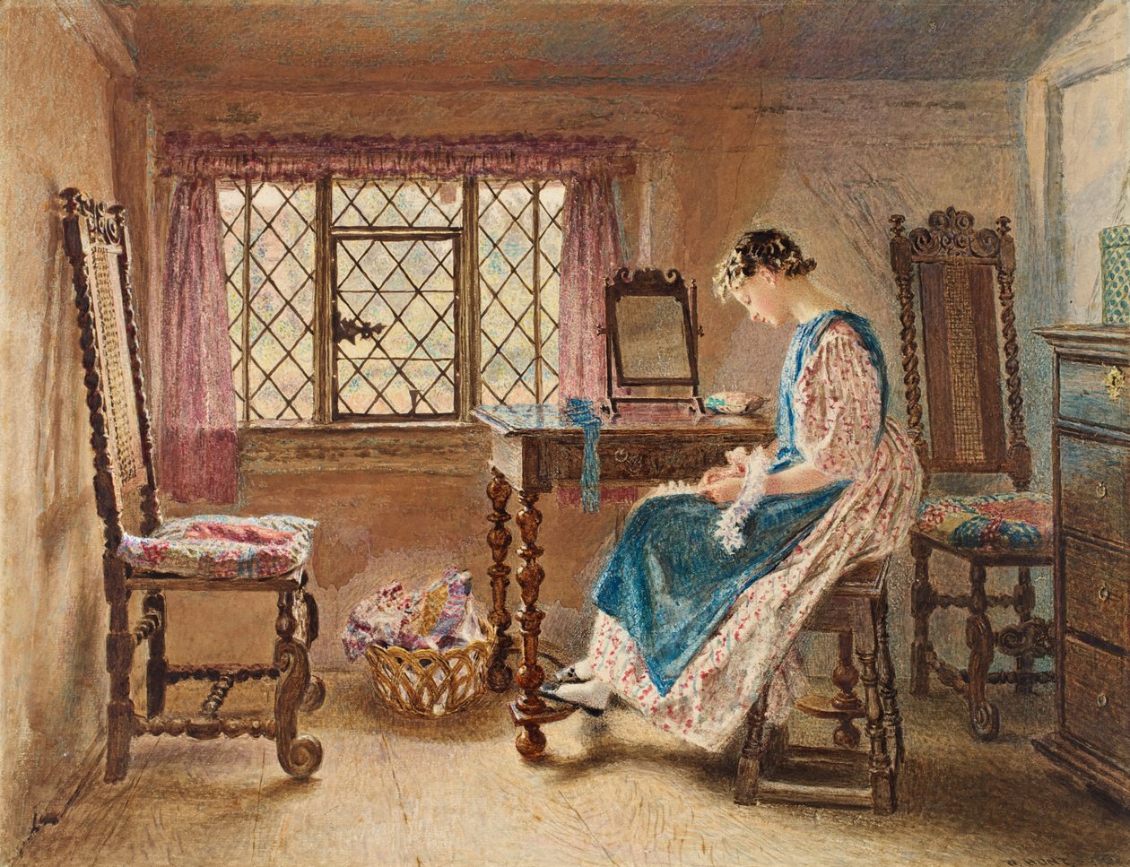 Voorbereiding voor Zondag, c.1832 door William Henry Hunt