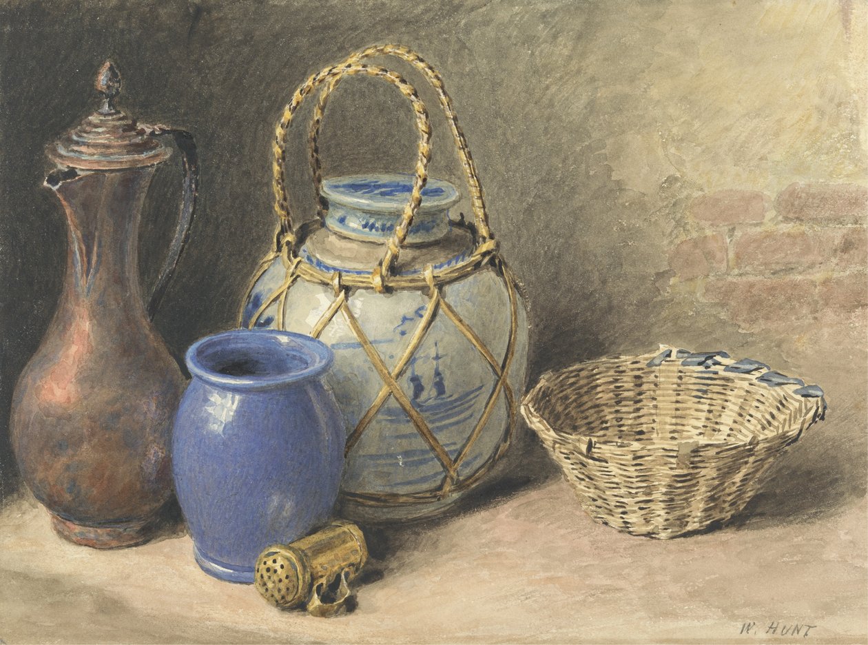 Stilleven met Gemberpot, ca. 1825 door William Henry Hunt