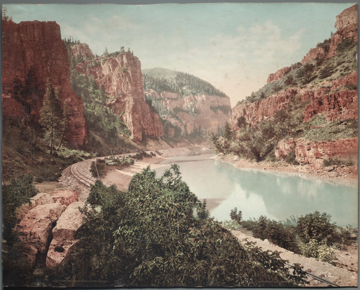 Echo Kliffen, Grand River Canyon door William Henry Jackson