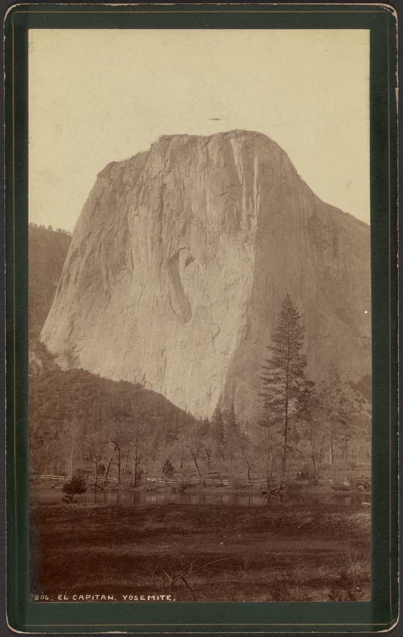 El Capitan, Yosemite door William Henry Jackson