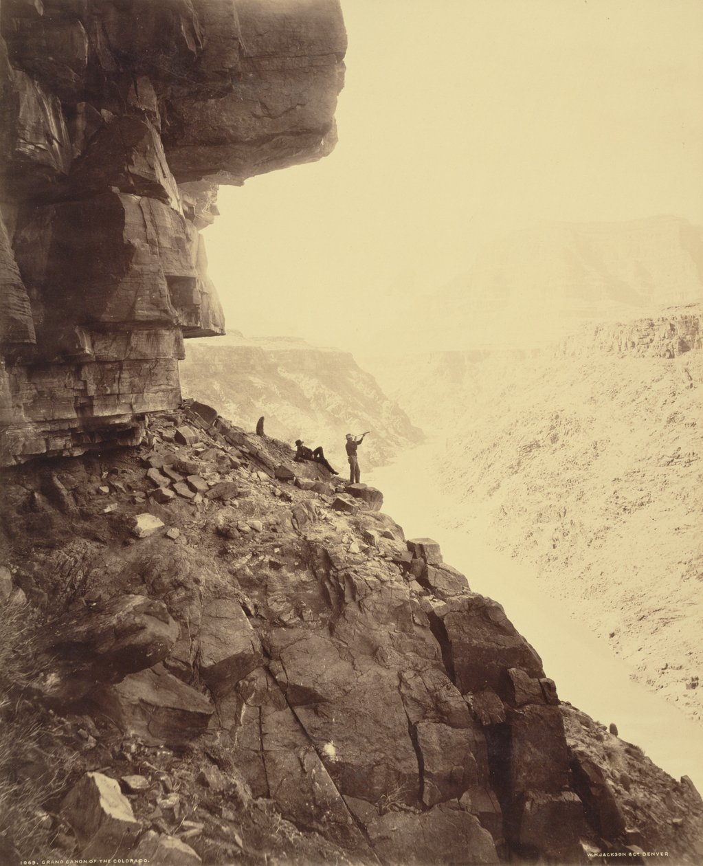 Grand Canyon van de Colorado-rivier door William Henry Jackson