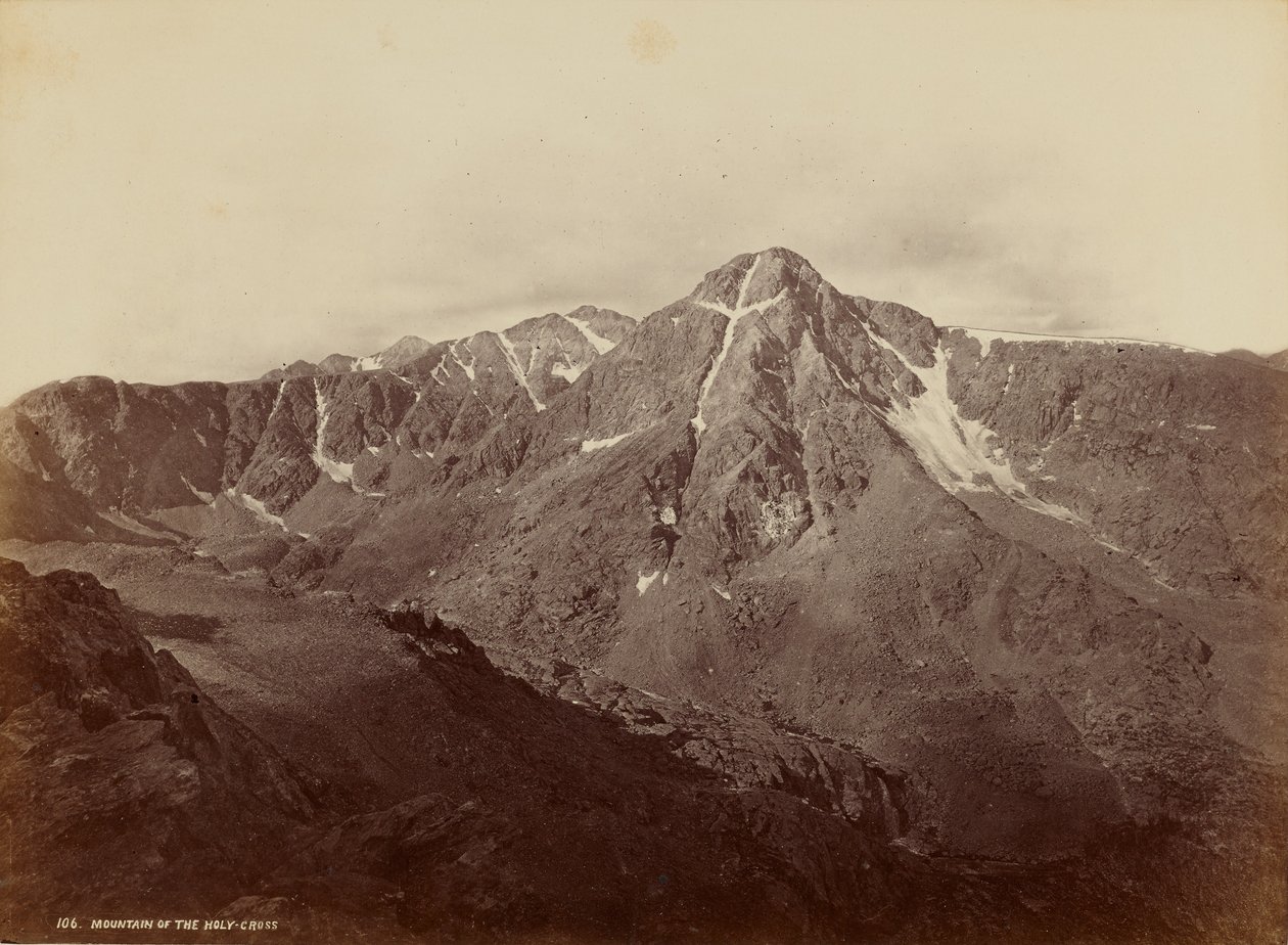 Berg van het Heilige Kruis door William Henry Jackson
