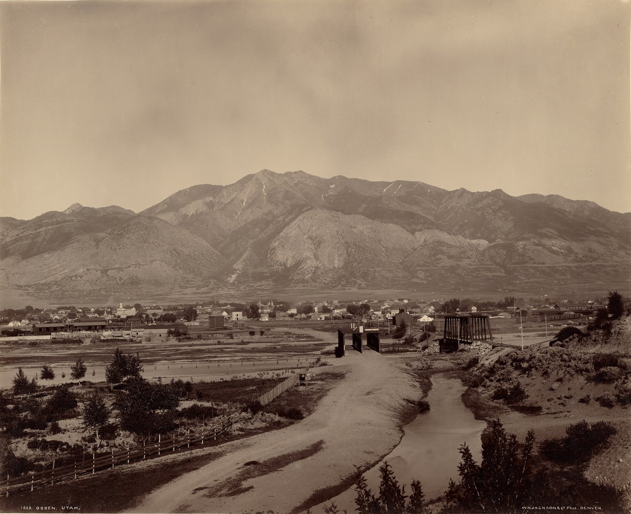Ogden, Utah door William Henry Jackson