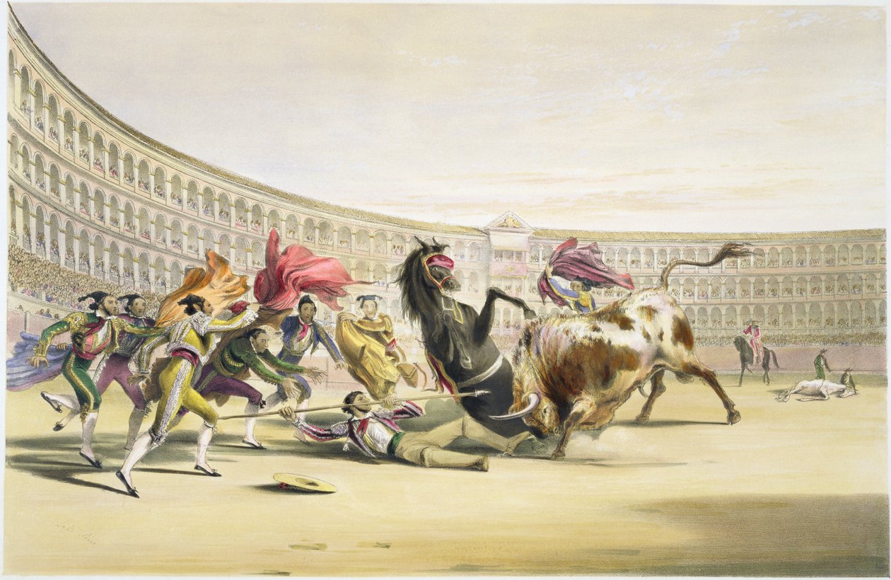 De Picador in Gevaar, 1865 door William Henry Lake Price