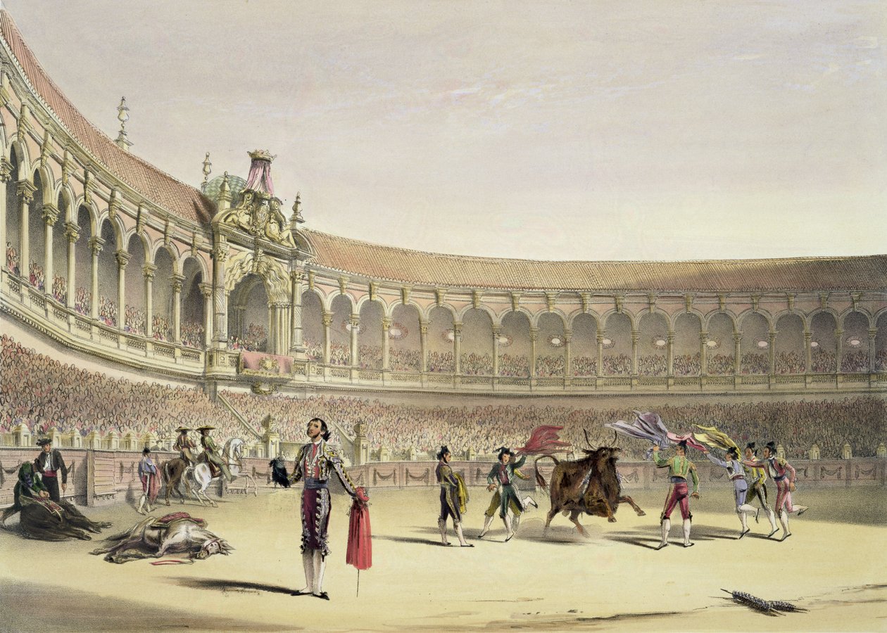 Het Plaza van Sevilla, 1865 door William Henry Lake Price
