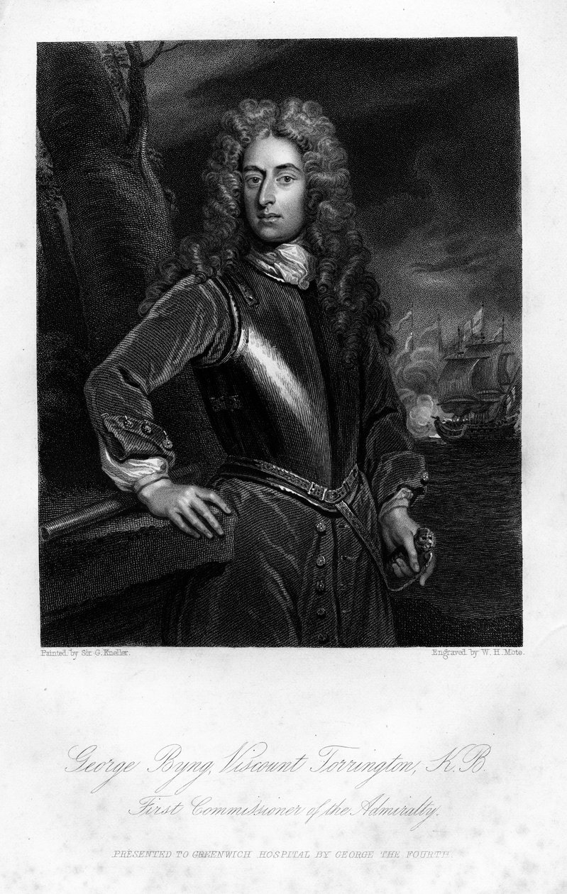 George Byng, Burggraaf Torrington, 1837 door William Henry Mote