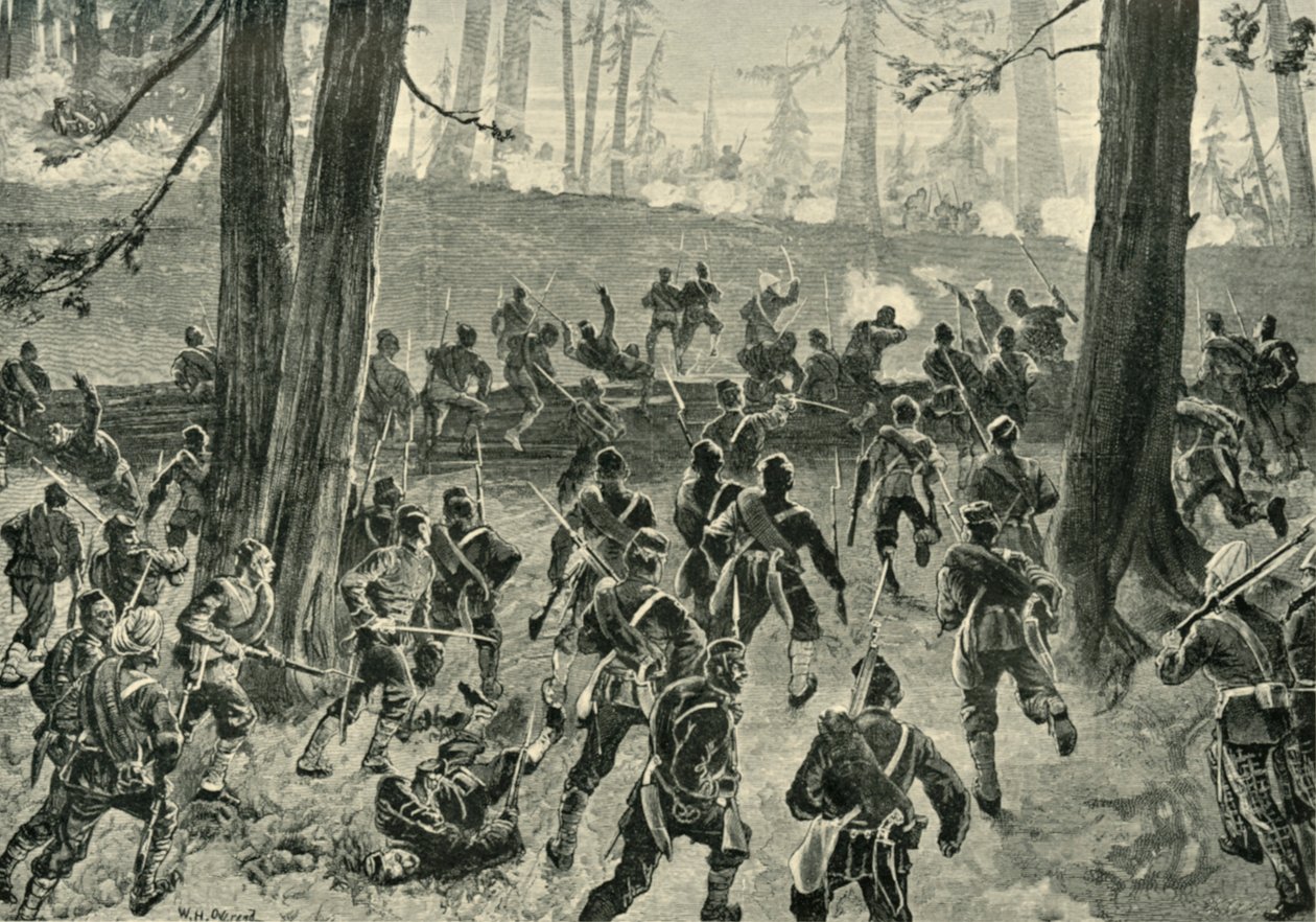 De Laatste Aanval bij de Spingawi Khotal, 1901 door William Heysham Overend