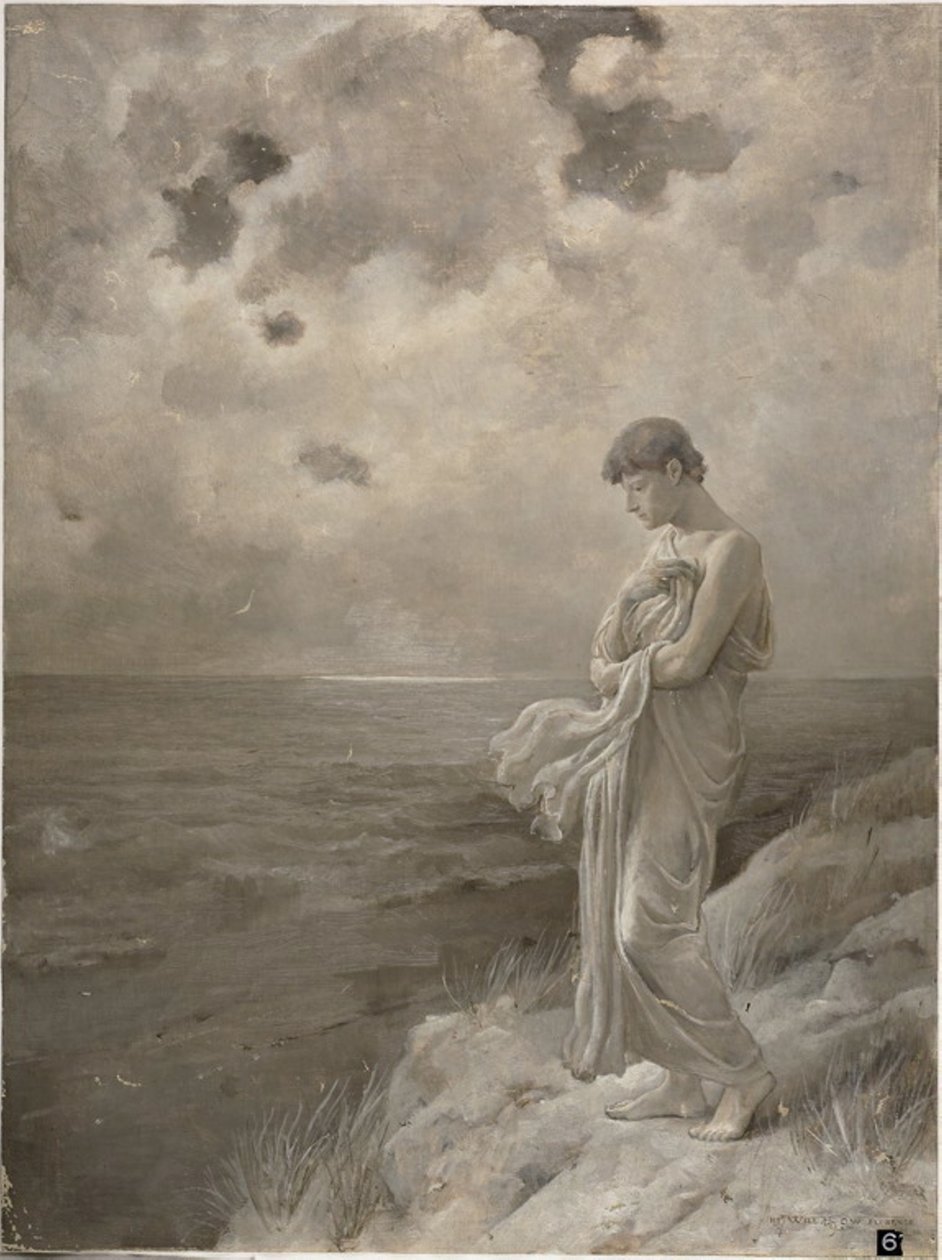 Sonnet: "Wanneer ik vrees dat ik zal ophouden te bestaan", 1887 door William Hicok Low