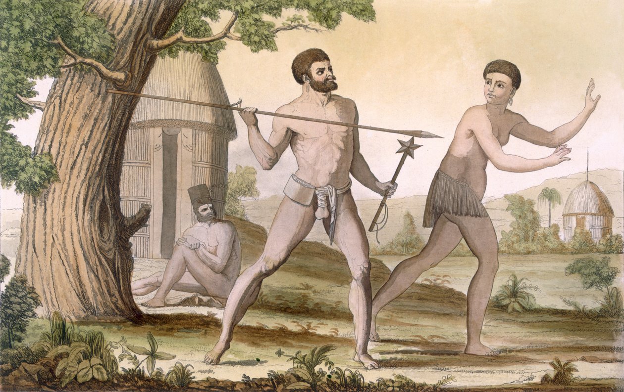 Inwoners van Nieuw-Caledonië, uit 