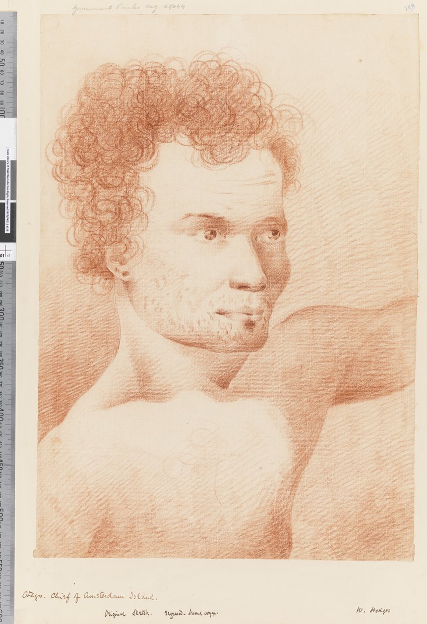 Pagina 24a Otago, hoofd van Amsterdam Island (1768-75) door William Hodges