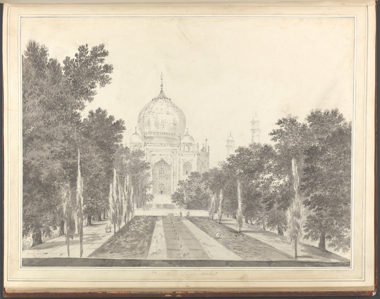 De Taj Mahal door William Hodges