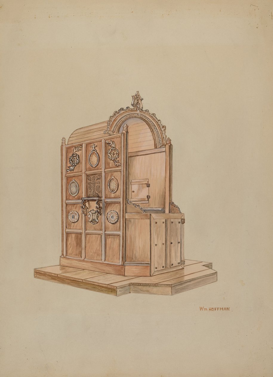 Biechtstoel door William Hoffman