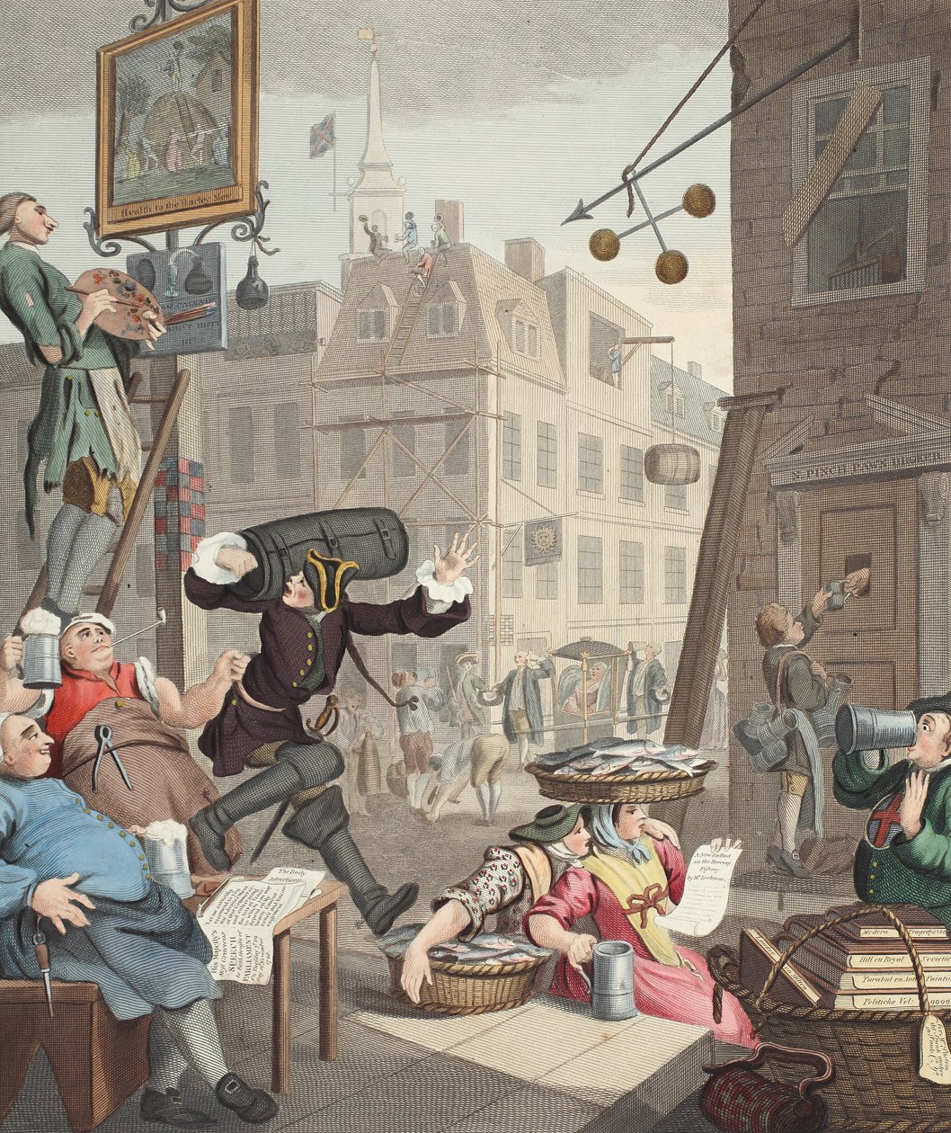 Beer Street, illustratie uit 