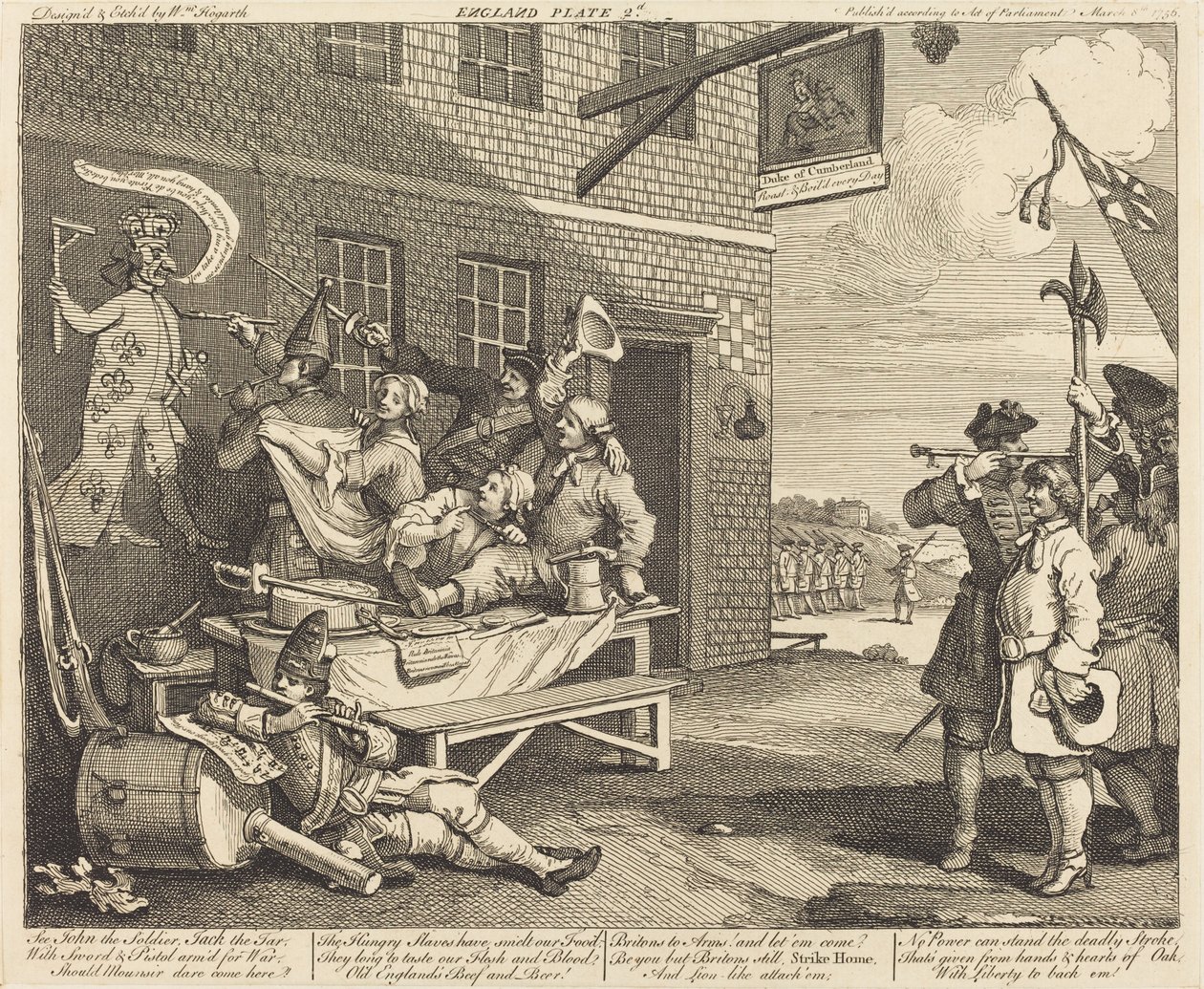 Engeland door William Hogarth