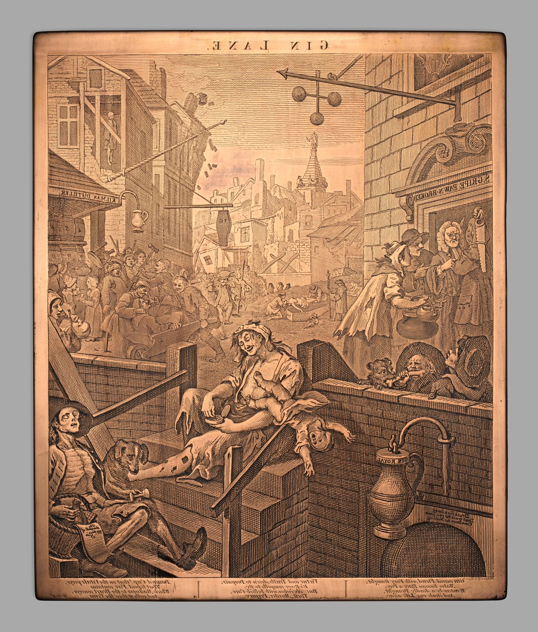 Gin Lane door William Hogarth