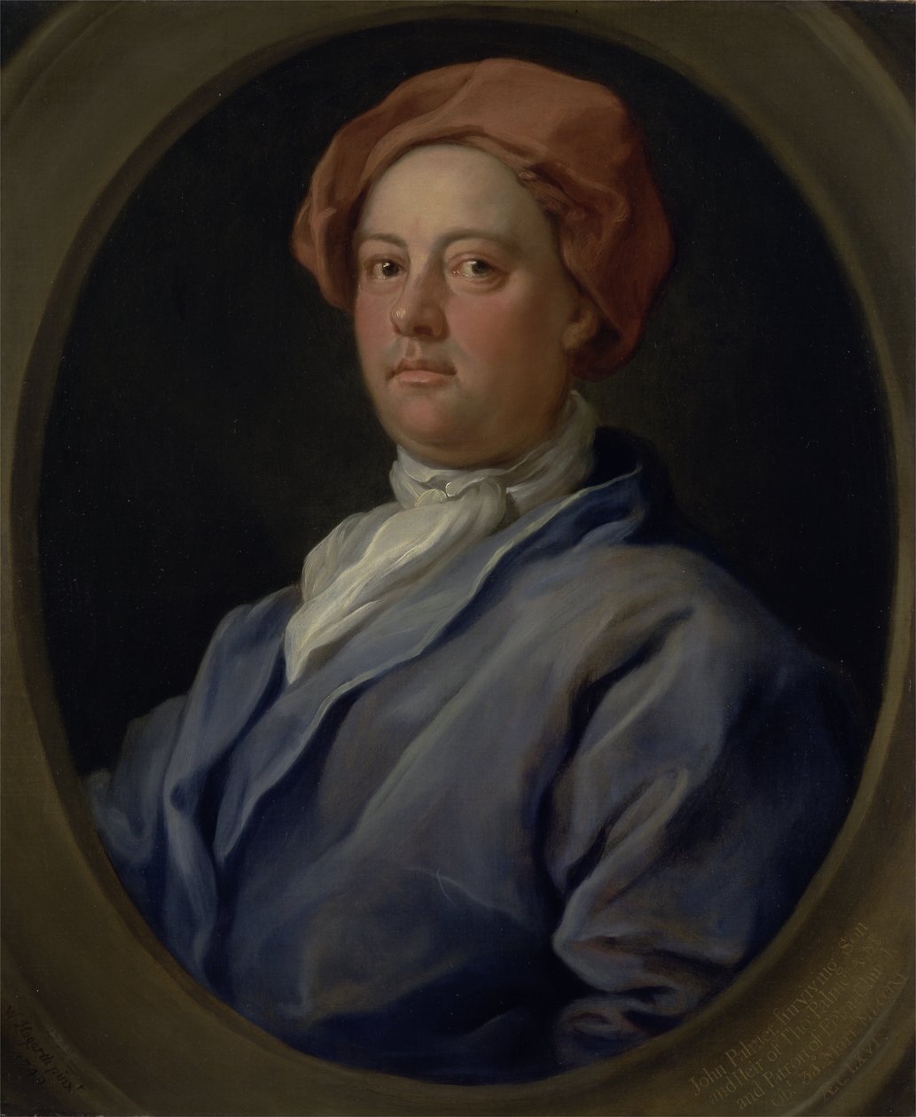 John Palmer, Advocaat van de Inner Temple door William Hogarth