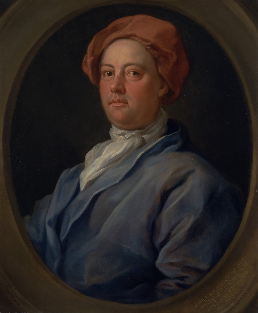 John Palmer, Advocaat van de Inner Temple, 1749 door William Hogarth