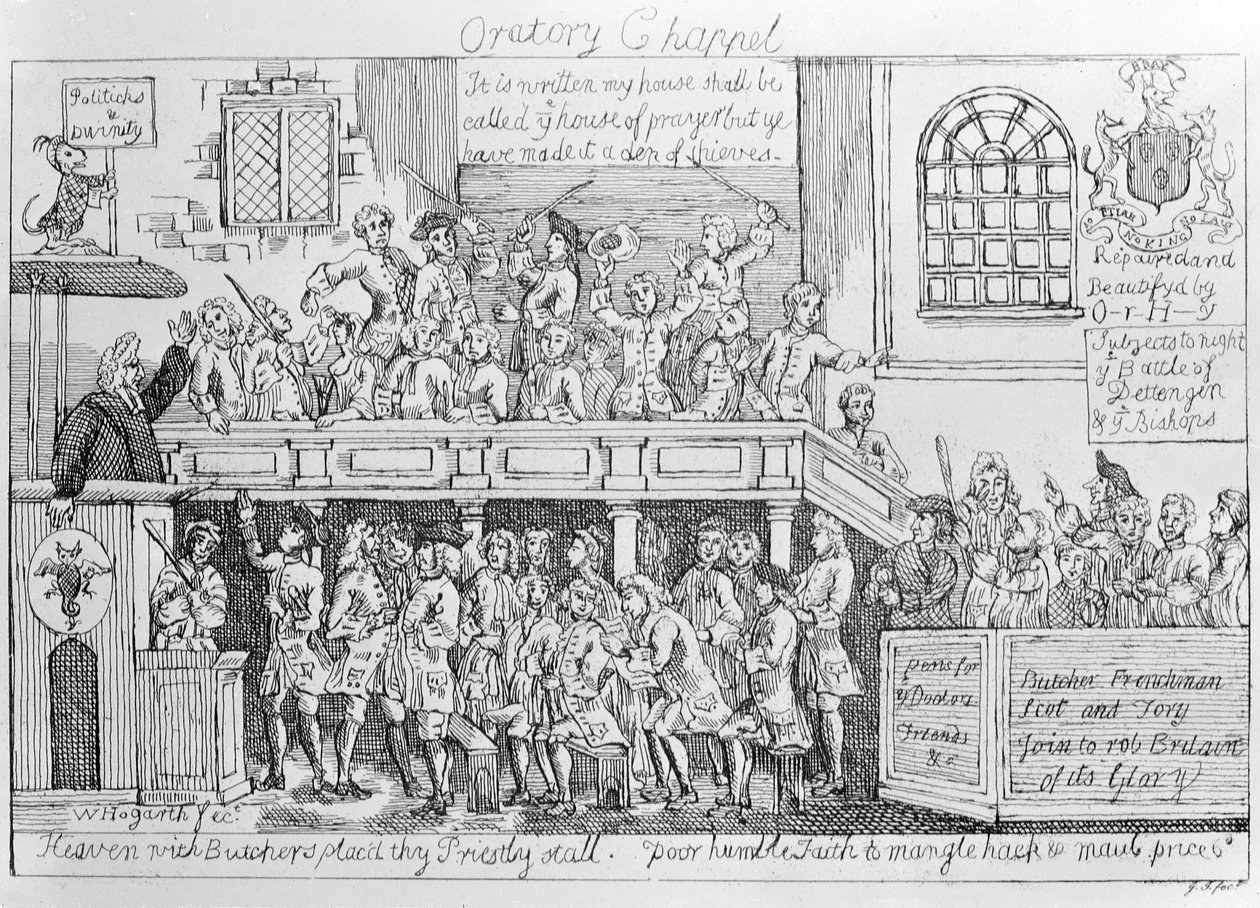 Oratoriumkapel door William Hogarth