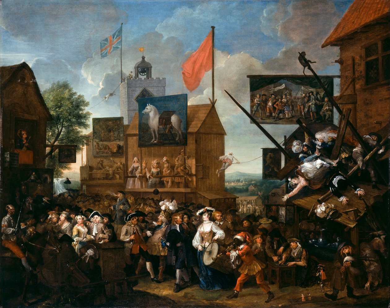 Southwark Fair door William Hogarth