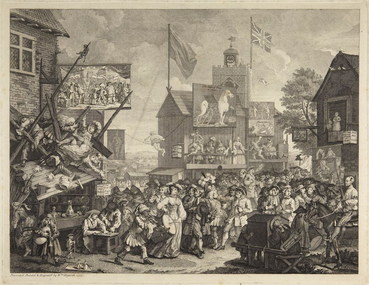 Southwark-markt door William Hogarth
