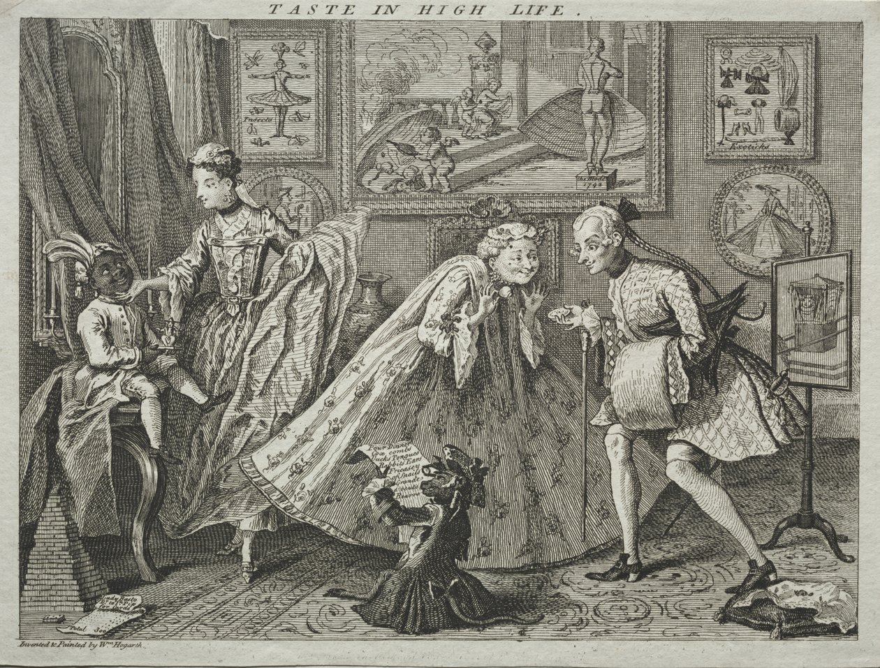 Smaak in het goede leven door William Hogarth