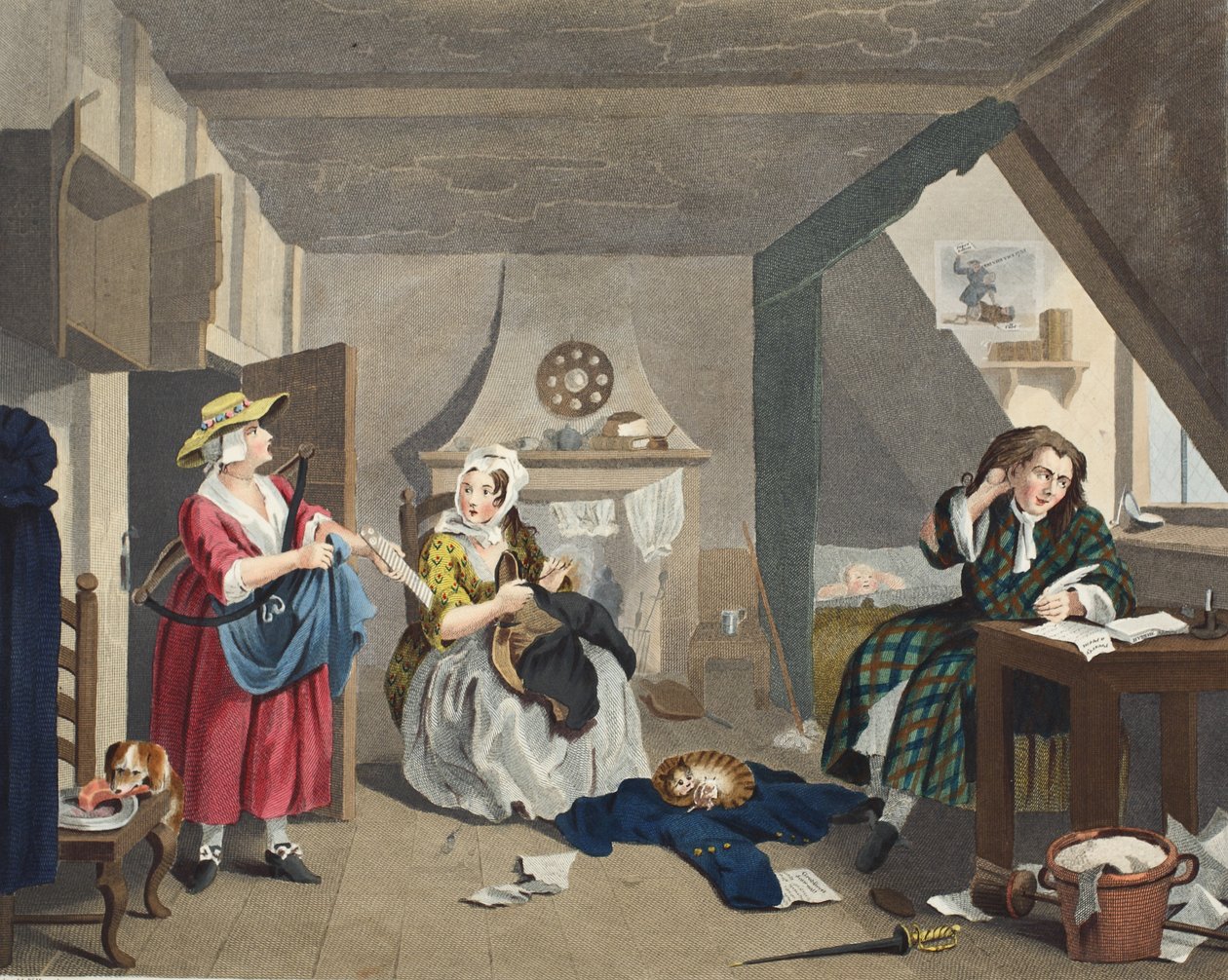 De Verontruste Dichter, illustratie uit 