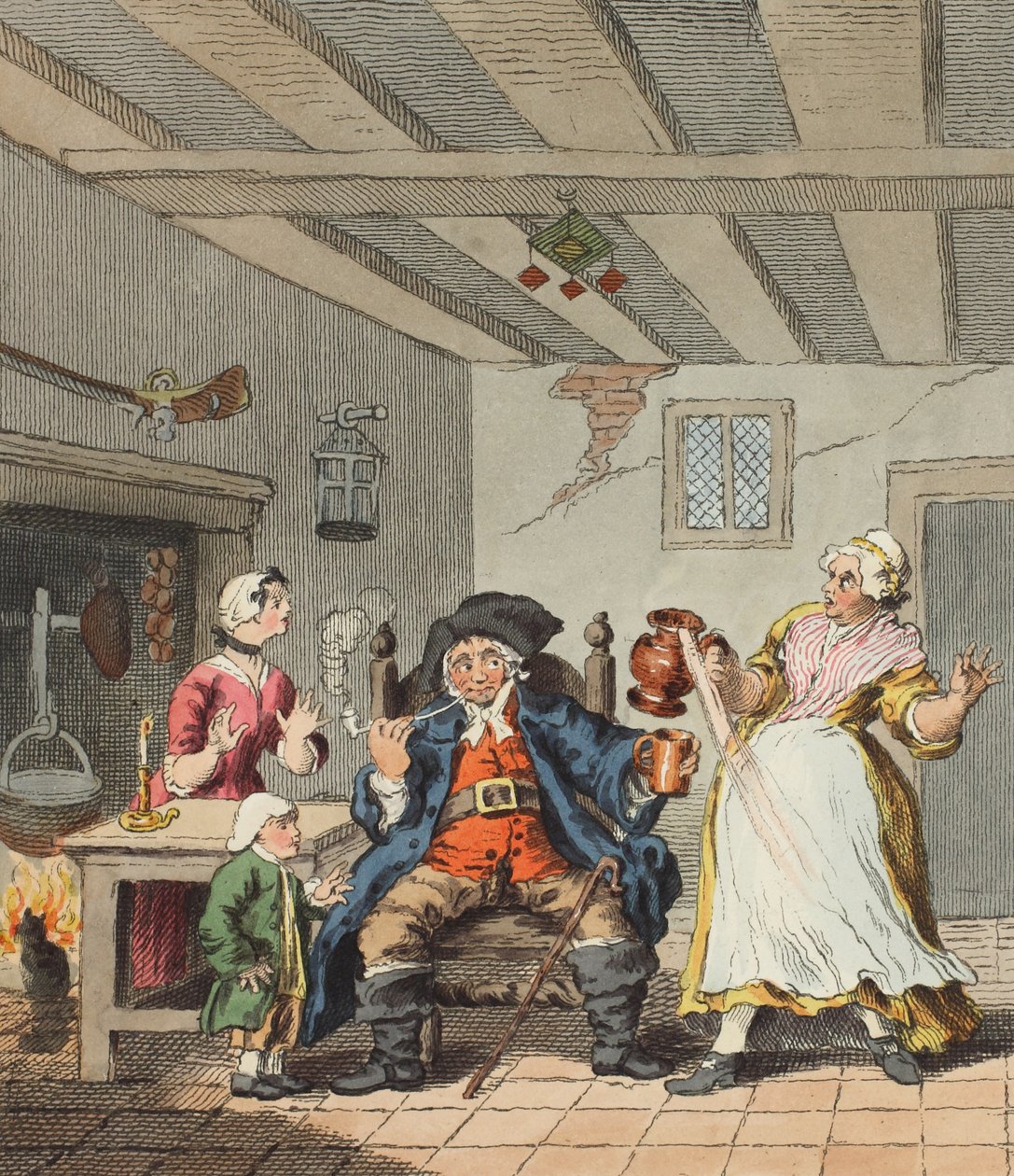 De terugkeer van de boer, illustratie uit 