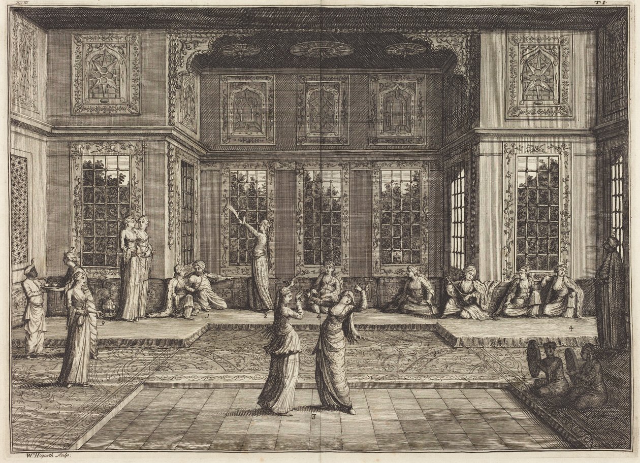 De serail door William Hogarth